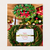 Beste wensen en hartverwarmende berichten kaart (Buitenkant ongevouwen)