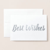 Beste Wensen Folie Kaarten (Voorkant met envelop)