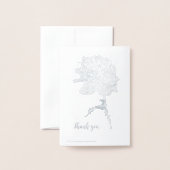 Beste wensen. folie kaarten (Met envelop)