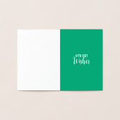 Beste wensen. folie kaarten (Binnen)