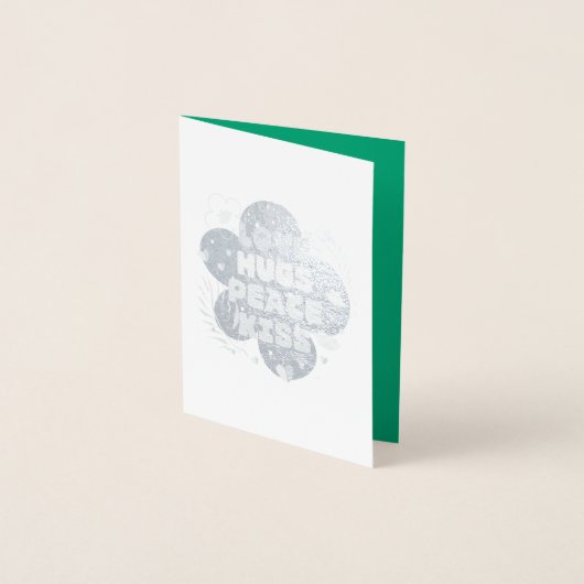 Beste wensen. folie kaarten (Voorkant)