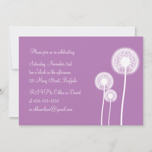 Beste wensen! Foto van Birthday Party Invite (paar Kaart (Achterkant)