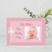 Beste wensen!!! Foto van Birthday Party Invite (ro Kaart (Staand voorkant)