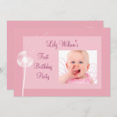 Beste wensen!!! Foto van Birthday Party Invite (ro Kaart (Voorkant / Achterkant)