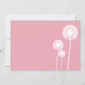 Beste wensen!!! Geboortedatum: 1 (roze) Aankondiging (Achterkant)