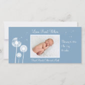 Beste wensen!!! Geboortedatum: 2 (blauw) Aankondiging (Voorkant)