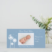 Beste wensen!!! Geboortedatum: 2 (blauw) Aankondiging (Staand voorkant)