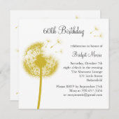 Beste wensen! Geel Kaart (Voorkant / Achterkant)