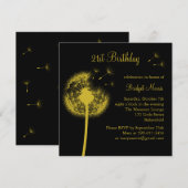 Beste wensen! Geel Kaart (Voorkant / Achterkant)