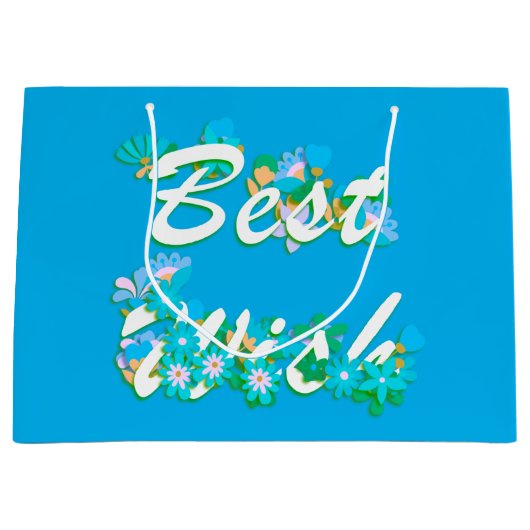 Beste wensen groot cadeauzakje (Voorkant)