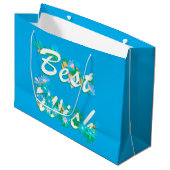 Beste wensen groot cadeauzakje (Voorkant Gekanteld)
