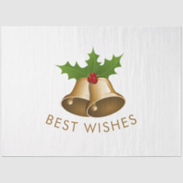 Beste wensen Jingle Bells Tissuepapier