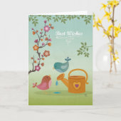 Beste wensen kaart (Gele Bloem)