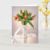 Beste wensen kaart (Gele Bloem)