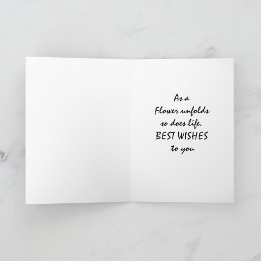 Beste wensen kaart (Binnen)