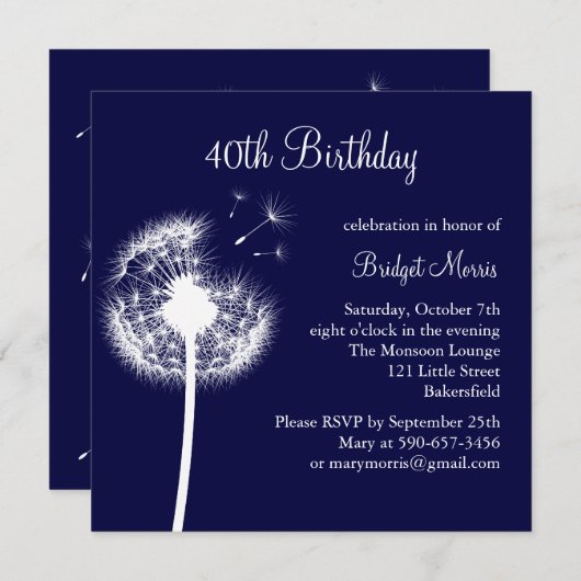 Beste wensen! kaart (Voorkant / Achterkant)