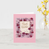  beste wensen kaart (Gele Bloem)