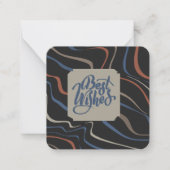 Beste wensen: Kaart Notitiekaartje (Voorkant)
