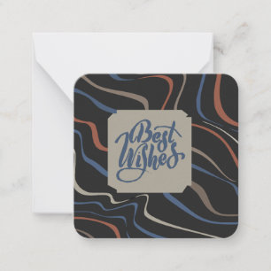 Beste wensen: Kaart Notitiekaartje
