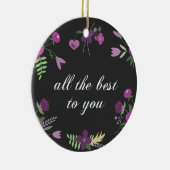 Beste wensen keramisch ornament (Rechts)