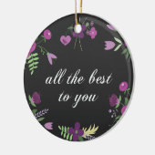 Beste wensen keramisch ornament (Links)