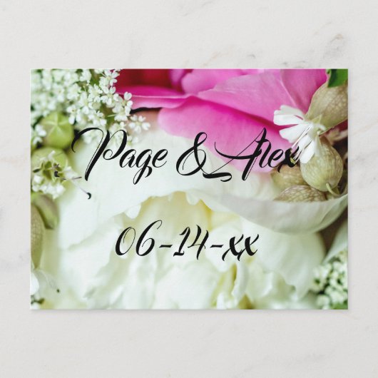 Beste wensen nieuw weddenschap over de bestemming  briefkaart (Voorkant)