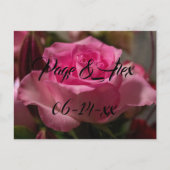 Beste wensen nieuw weddenschap over de bestemming  briefkaart (Voorkant)