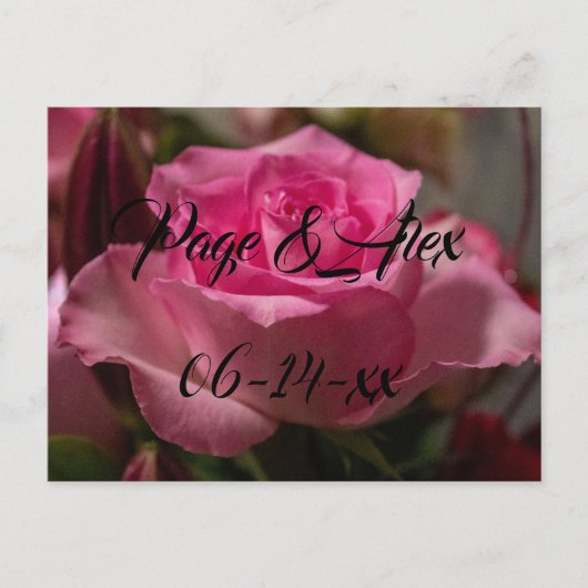 Beste wensen nieuw weddenschap over de bestemming  briefkaart (Voorkant)