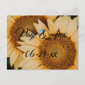 Beste wensen nieuw weddenschap over de bestemming  briefkaart (Voorkant)