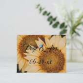 Beste wensen nieuw weddenschap over de bestemming  briefkaart (Staand voorkant)