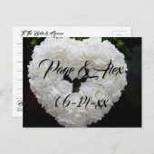 Beste wensen nieuw weddenschap over de bestemming  briefkaart (Voorkant / Achterkant)