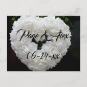 Beste wensen nieuw weddenschap over de bestemming  briefkaart (Voorkant)