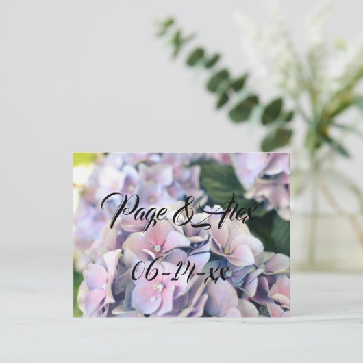 Beste wensen nieuw weddenschap over de bestemming  briefkaart (Staand voorkant)