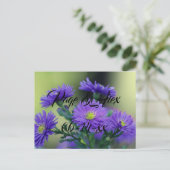 Beste wensen nieuw weddenschap over de bestemming  briefkaart (Staand voorkant)