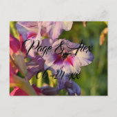 Beste wensen nieuw weddenschap over de bestemming  briefkaart (Voorkant)