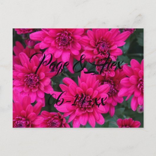 Beste wensen nieuw weddenschap over de bestemming  briefkaart (Voorkant)