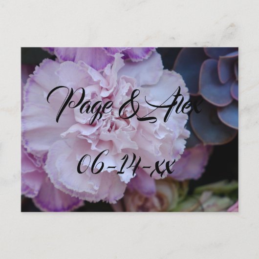 Beste wensen nieuw weddenschap over de bestemming  briefkaart (Voorkant)