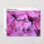 Beste wensen nieuw weddenschap over de bestemming  briefkaart (Voorkant / Achterkant)