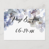 Beste wensen nieuw weddenschap over de bestemming  briefkaart (Voorkant)