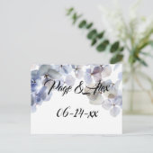 Beste wensen nieuw weddenschap over de bestemming  briefkaart (Staand voorkant)