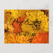 Beste wensen nieuw weddenschap over de bestemming  briefkaart (Voorkant)