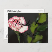 Beste wensen nieuw weddenschap over de bestemming  briefkaart (Voorkant / Achterkant)