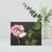 Beste wensen nieuw weddenschap over de bestemming  briefkaart (Staand voorkant)