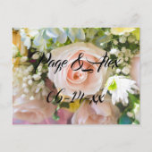 Beste wensen nieuw weddenschap over de bestemming  briefkaart (Voorkant)