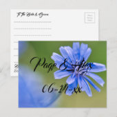 Beste wensen nieuw weddenschap over de bestemming  briefkaart (Voorkant / Achterkant)