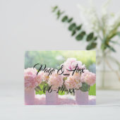 Beste wensen nieuw weddenschap over de bestemming  briefkaart (Staand voorkant)