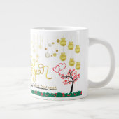 Beste Wensen Nieuwjaarsbeker Grote Koffiekop (Rechts)