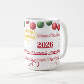 Beste Wensen Nieuwjaarsbeker Koffiemok (Voorkant rechts)