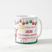 Beste Wensen Nieuwjaarsbeker Koffiemok (Voorkant rechts)