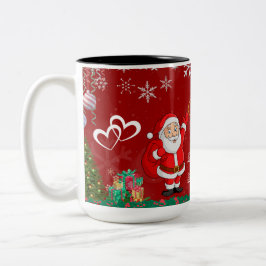 Beste Wensen Nieuwjaarsbeker Tweekleurige Koffiemok